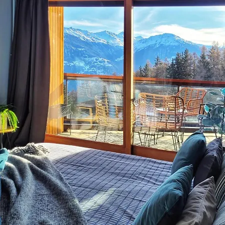 L'avantgardiste, Spacious 6 Bedrooms Duplex, Panoramic View Апартаменты Кран-Монтана