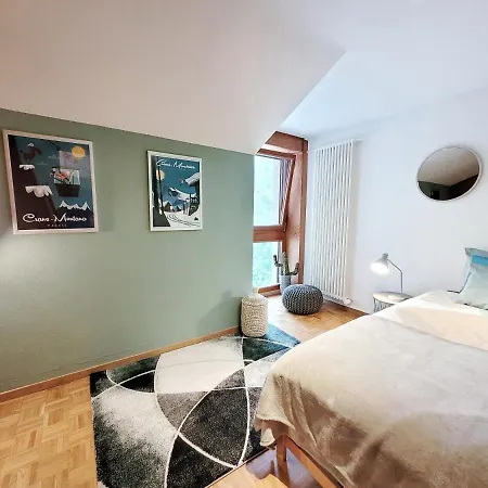 아파트 L'avantgardiste, Spacious 6 Bedrooms Duplex, Panoramic View 크란스몬타나