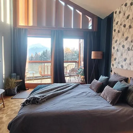 L'avantgardiste, Spacious 6 Bedrooms Duplex, Panoramic View 아파트 크란스몬타나